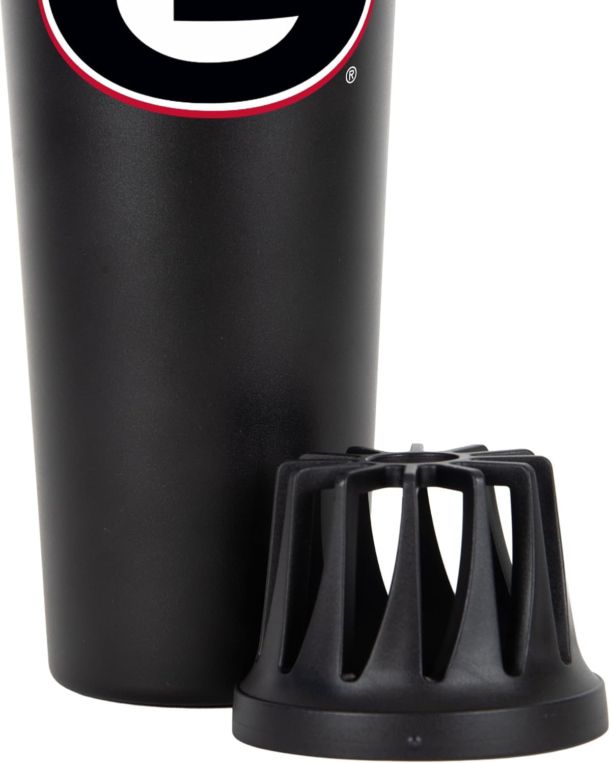 FANMATS NCAA 26 oz Stainless Steel Shaker Bottle — Leak-Resistant Flip-Top Lid | Sleek Team Design | Built-In Mixing Screen