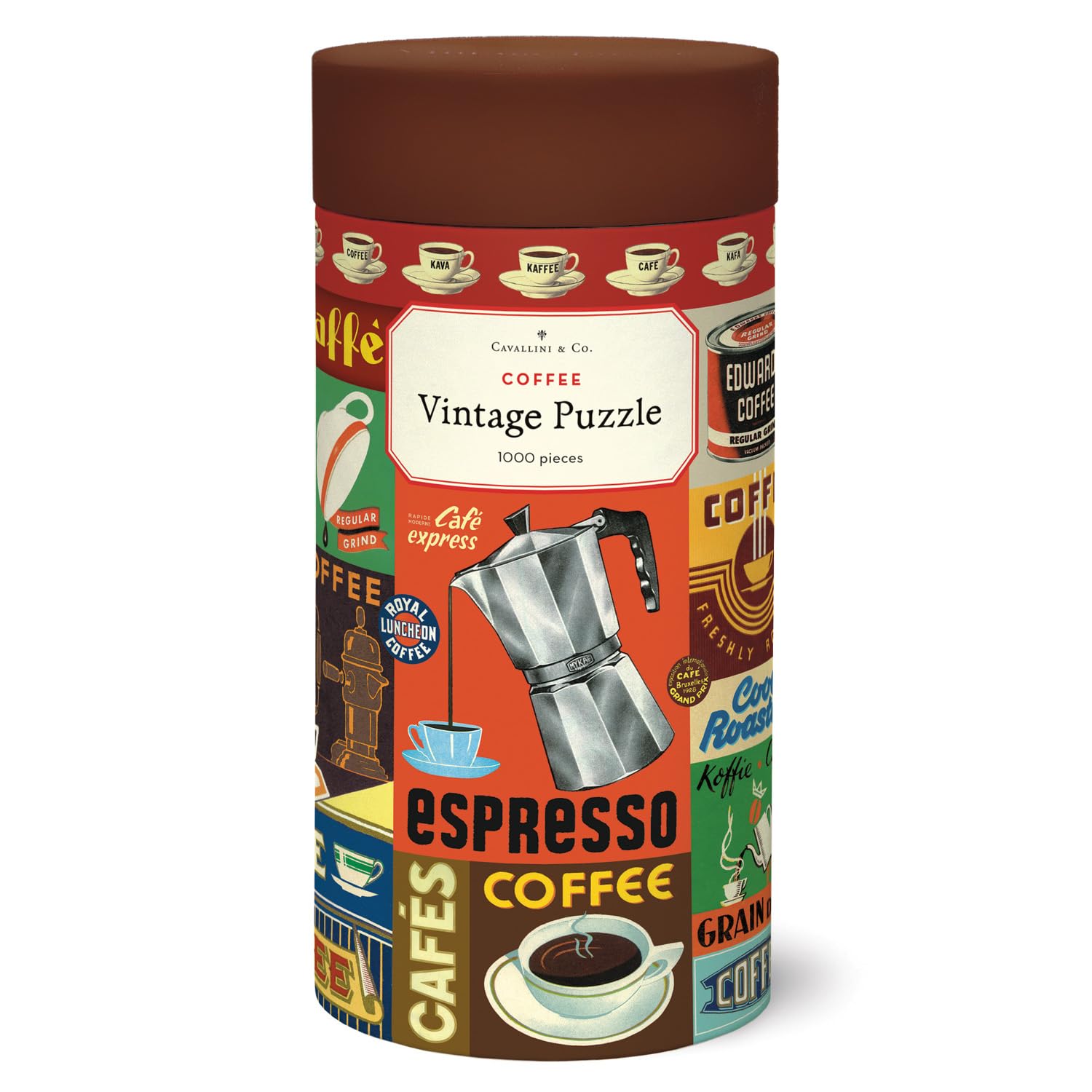 Cavallini Puzzle 1000 pièces Café (PZL/Café)