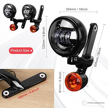 Amazon.com: TOPRAMETAL LED Auxiliary 4.5