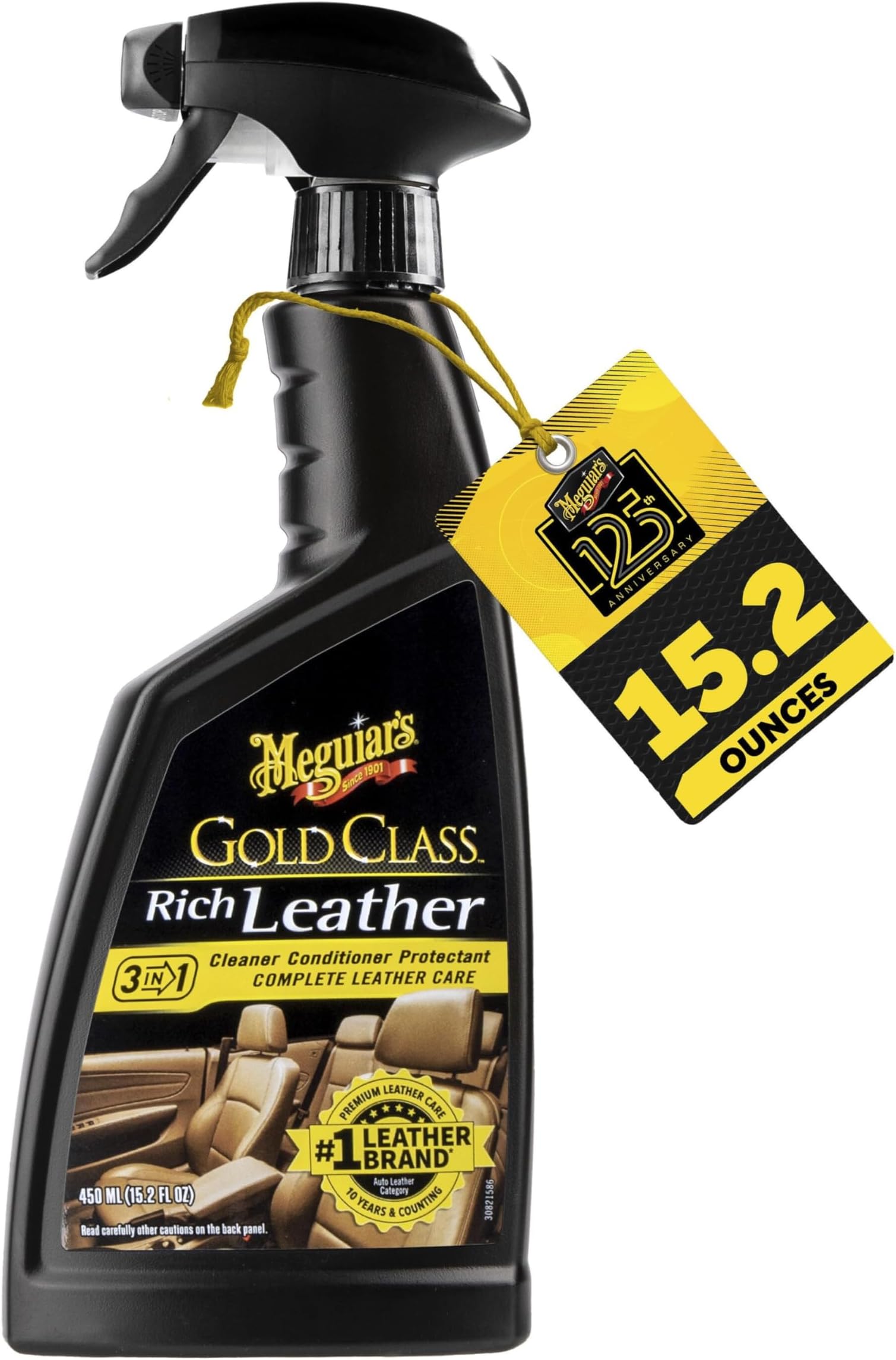 Meguiar's Gold Class Rich Leather Spray for Car Interiors (450ml)