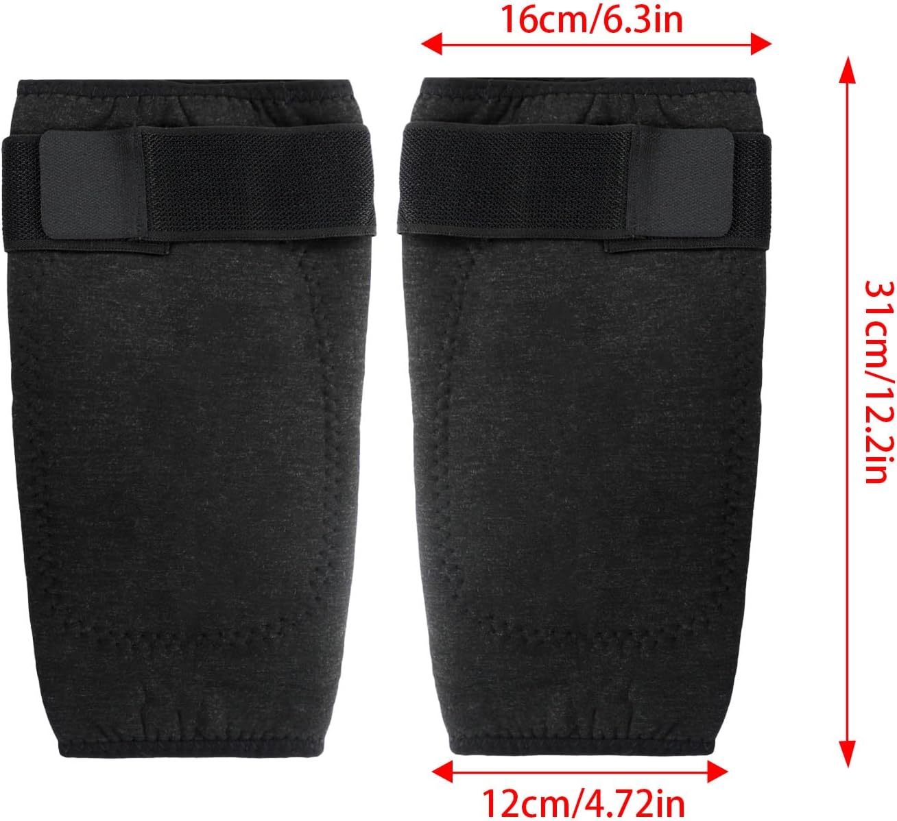 MioCloth Winter Knee Warmers Thick Fleece Lined Knee Braces Support Thermal Ski Cycling Leg Sleeves for Joint Pain Arthritis - Image 6
