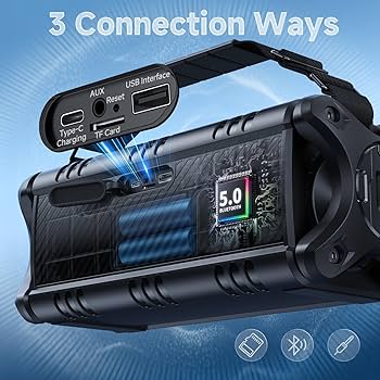 Amazon.com: W-KING Bluetooth Speaker, 90W Max Portable