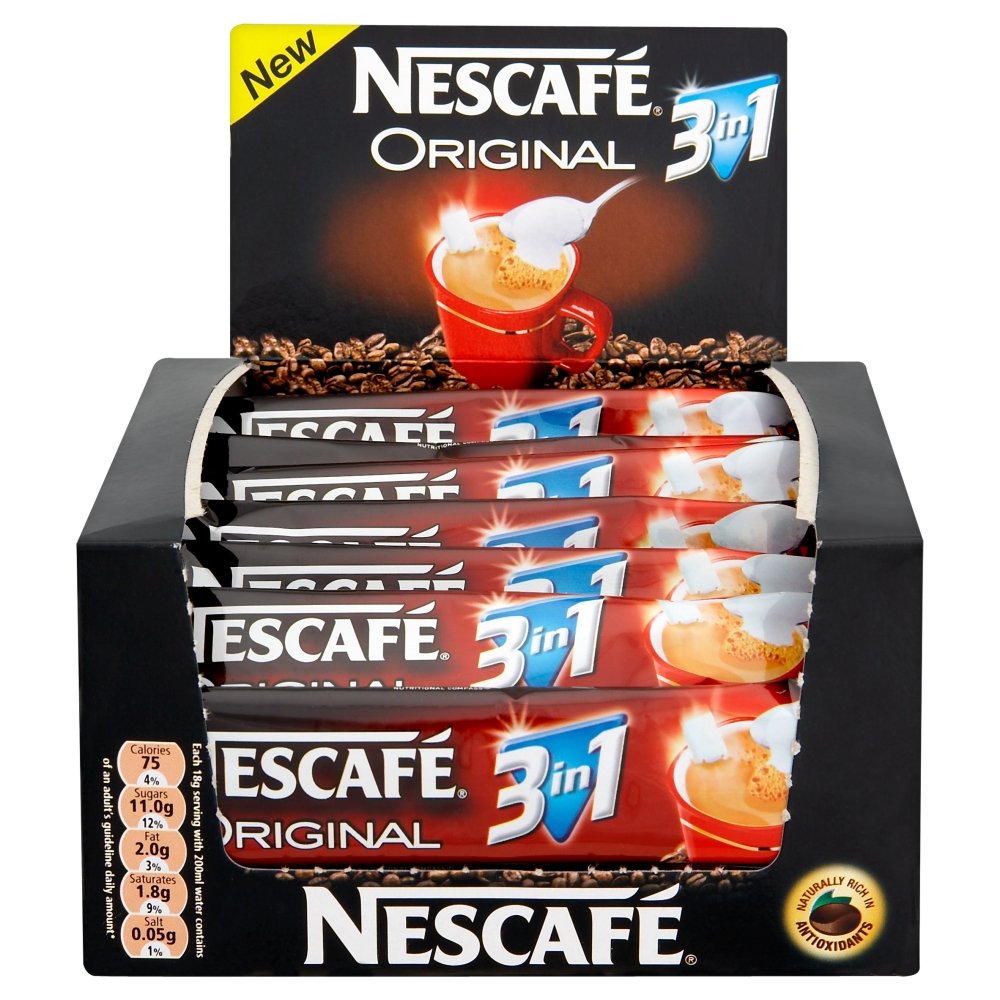 Nescafe Original 3 in 1 Coffee 18 g Pack of 28