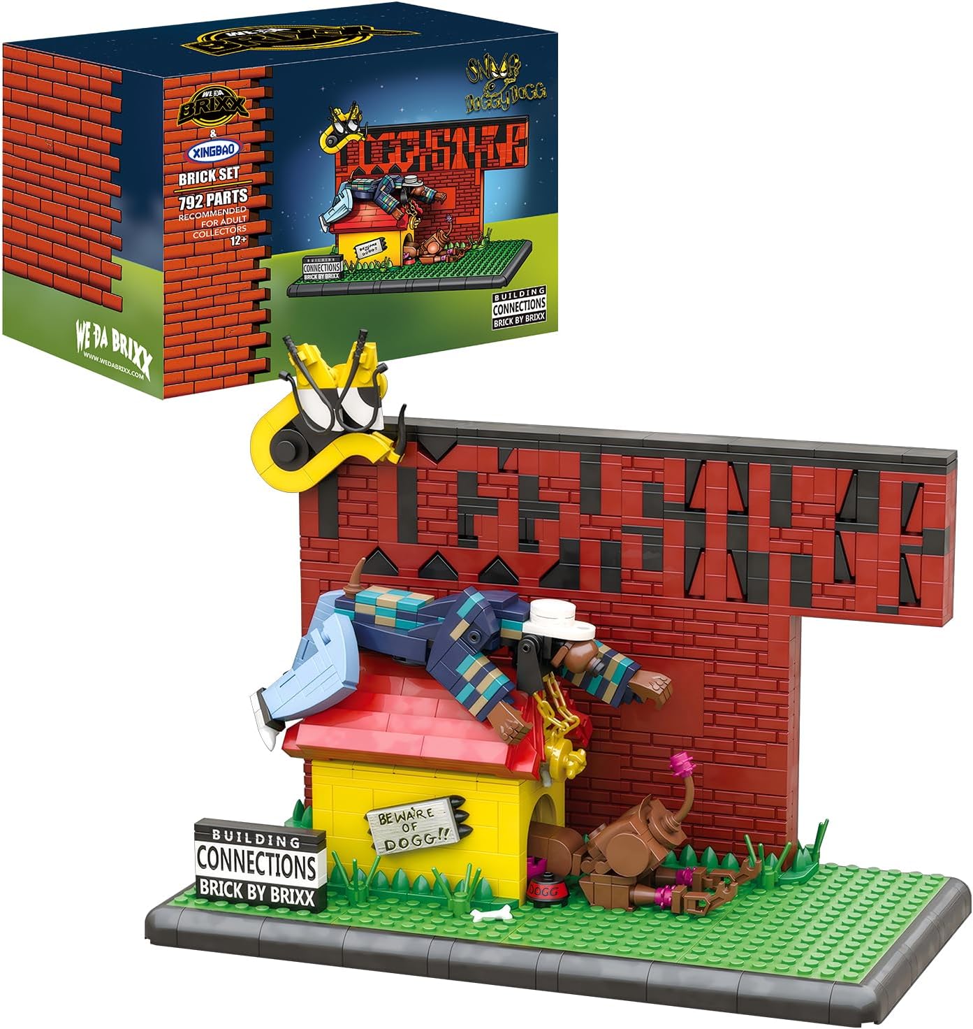 Snoop Dogg Building Blocks Set, First Album Collectible Official Merchandise for Music Fans, Unique Gift Idea for Snoop Dogg Lovers Birthday Gifts (Large Edition) Snoop Dogg Building Blocks Set, First Album Collectible Official Merchandise for Music Fans, Unique Gift Idea for Snoop Dogg Lovers Birthday Gifts (Large Edition)