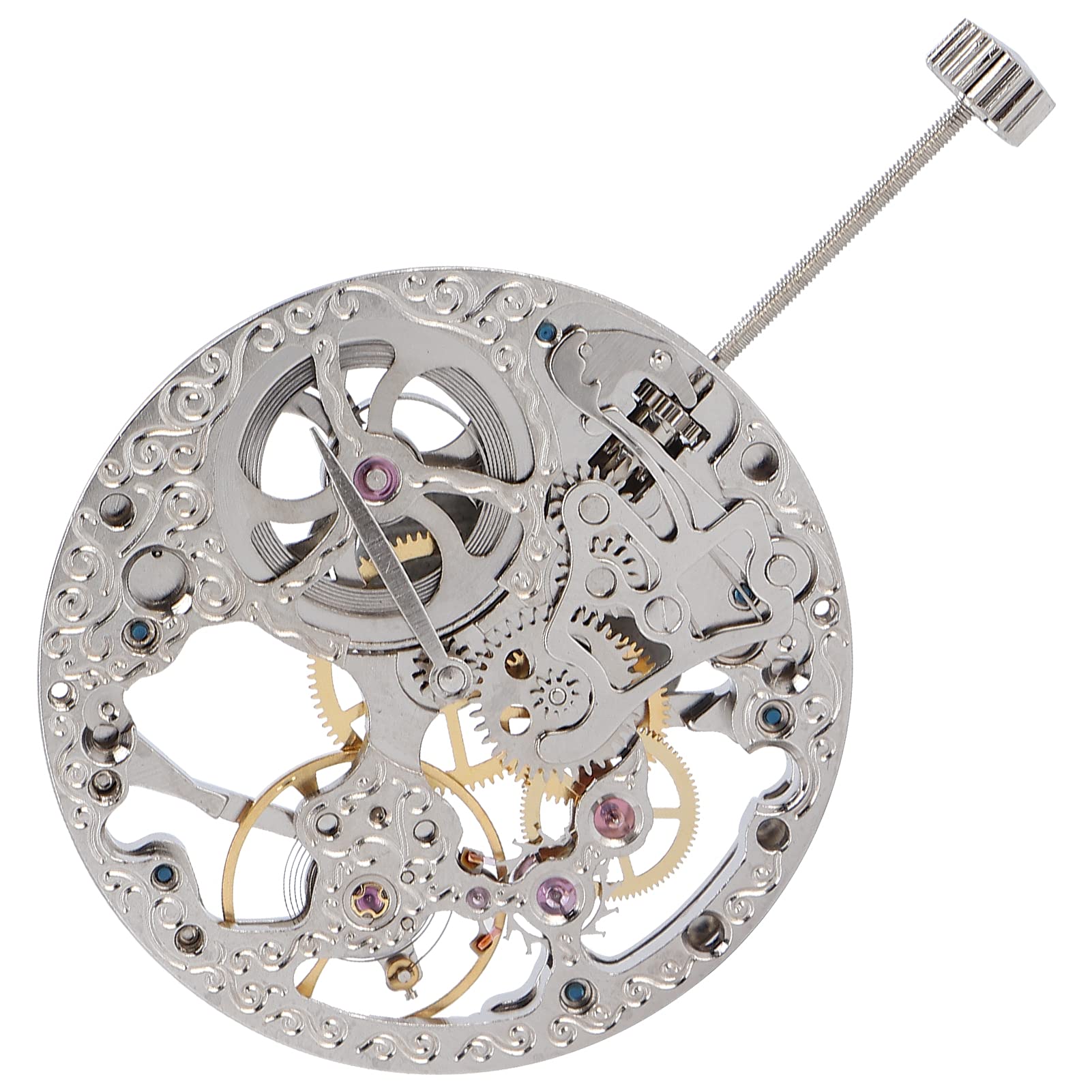 Sonew Nr 6498 Zegarek Mechaniczny z Pustym Mechanizmem Naprawa i Konserwacja Akcesoria Zamienne, średnica 3,7 Cm