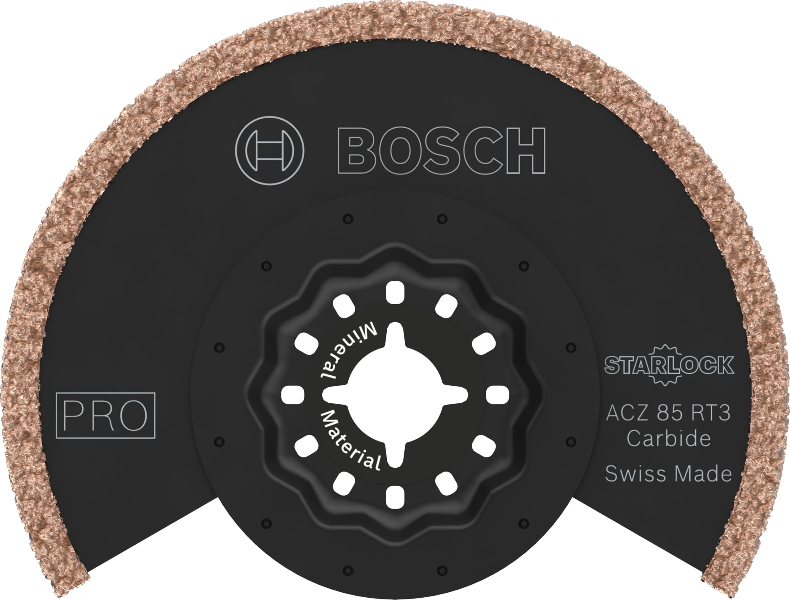 Bosch 1x PRO Multi Material ACZ 85 RT3 Multitool Blade (for Mortar, Aerated Concrete, Ø 85 mm, Professional Accessory Multitool)