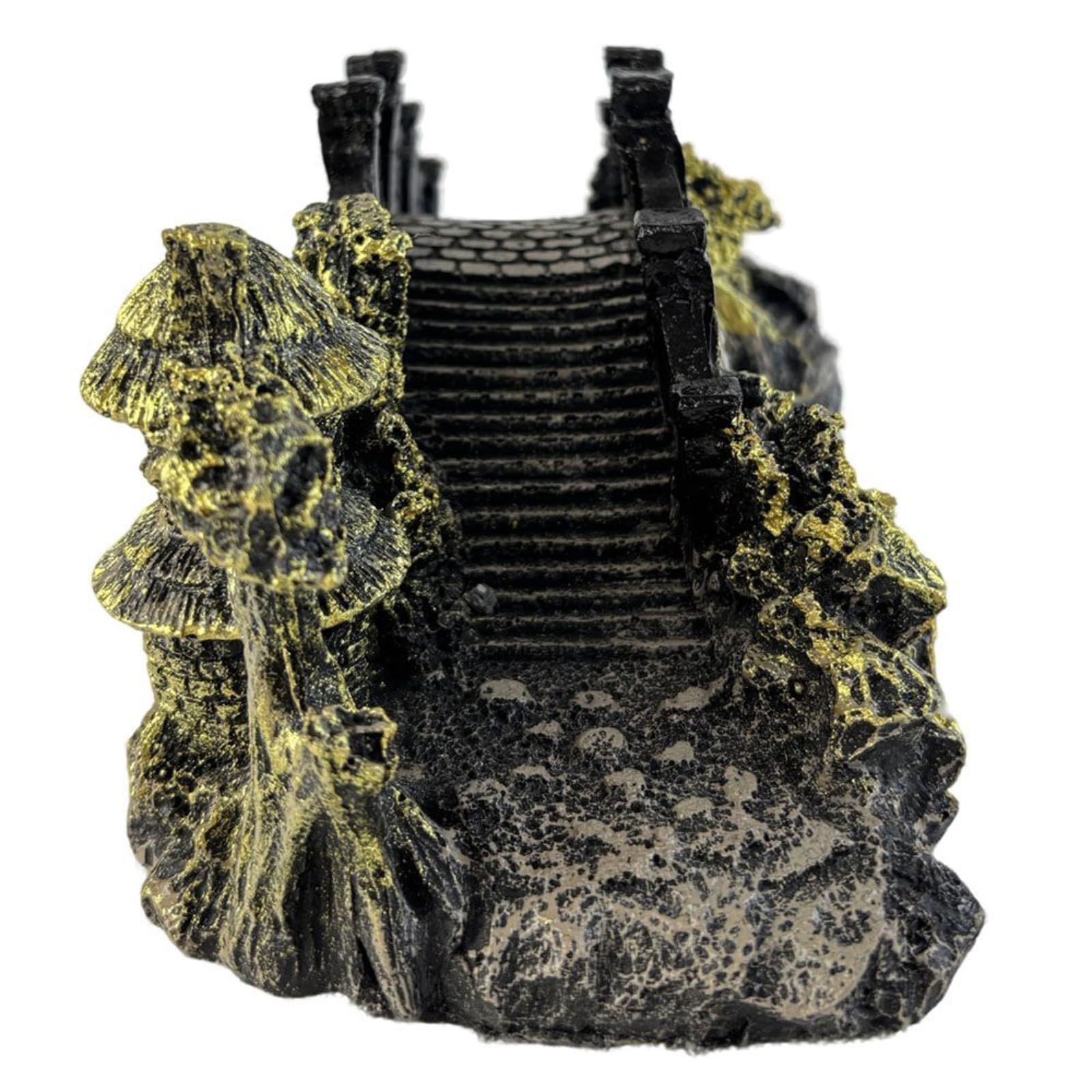 Pont simulé en résine, 16,5 cm, décoration de paysage pour aquarium