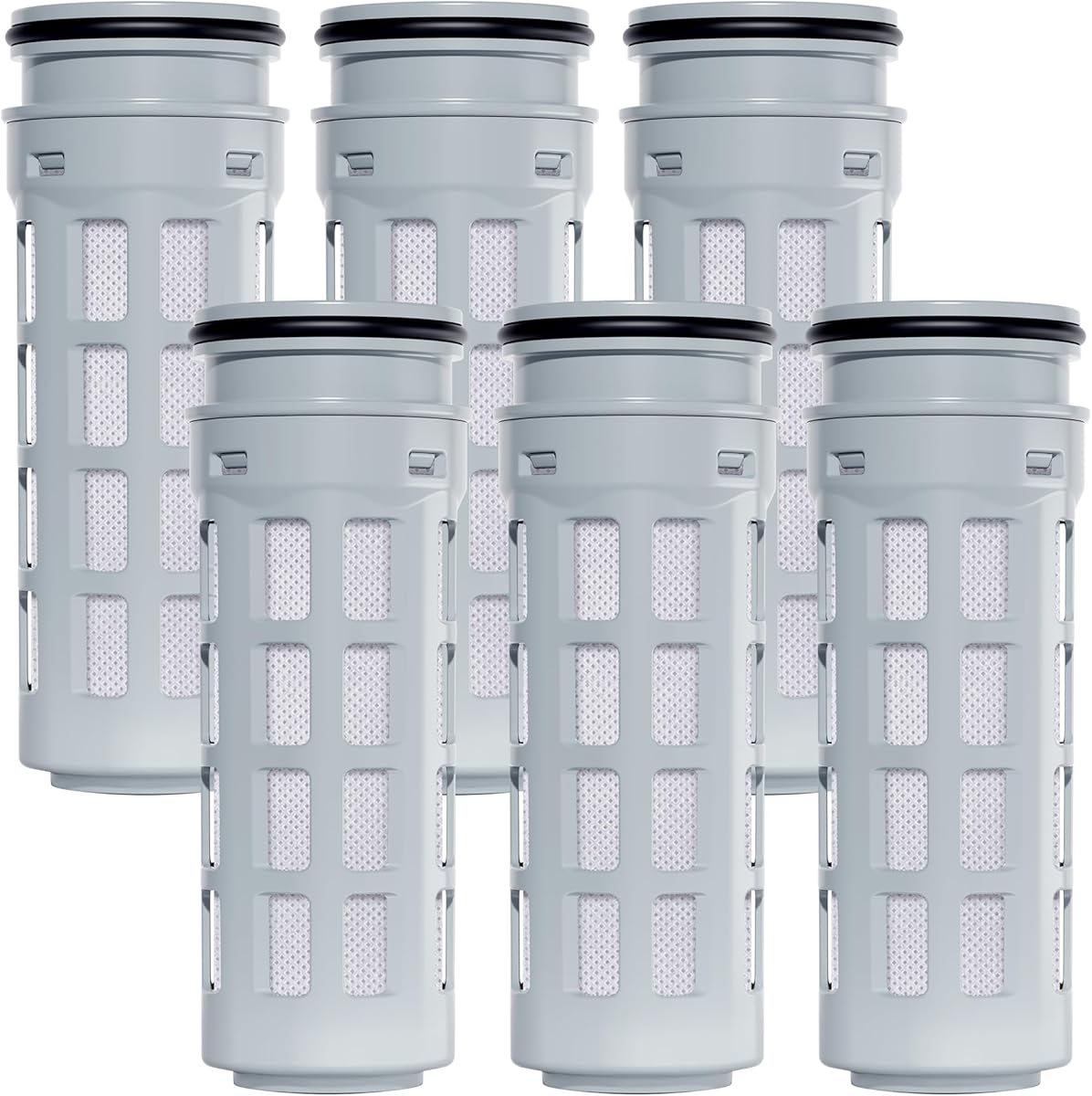 Waterdrop Replacement for Brita® Stream Pitcher Water Filter, Brita® OB05 Filter Pitchers and Dispensers, Pour Through Filters, Upgraded 7-stage Filters, Lasts 2 Months, Pack of 6