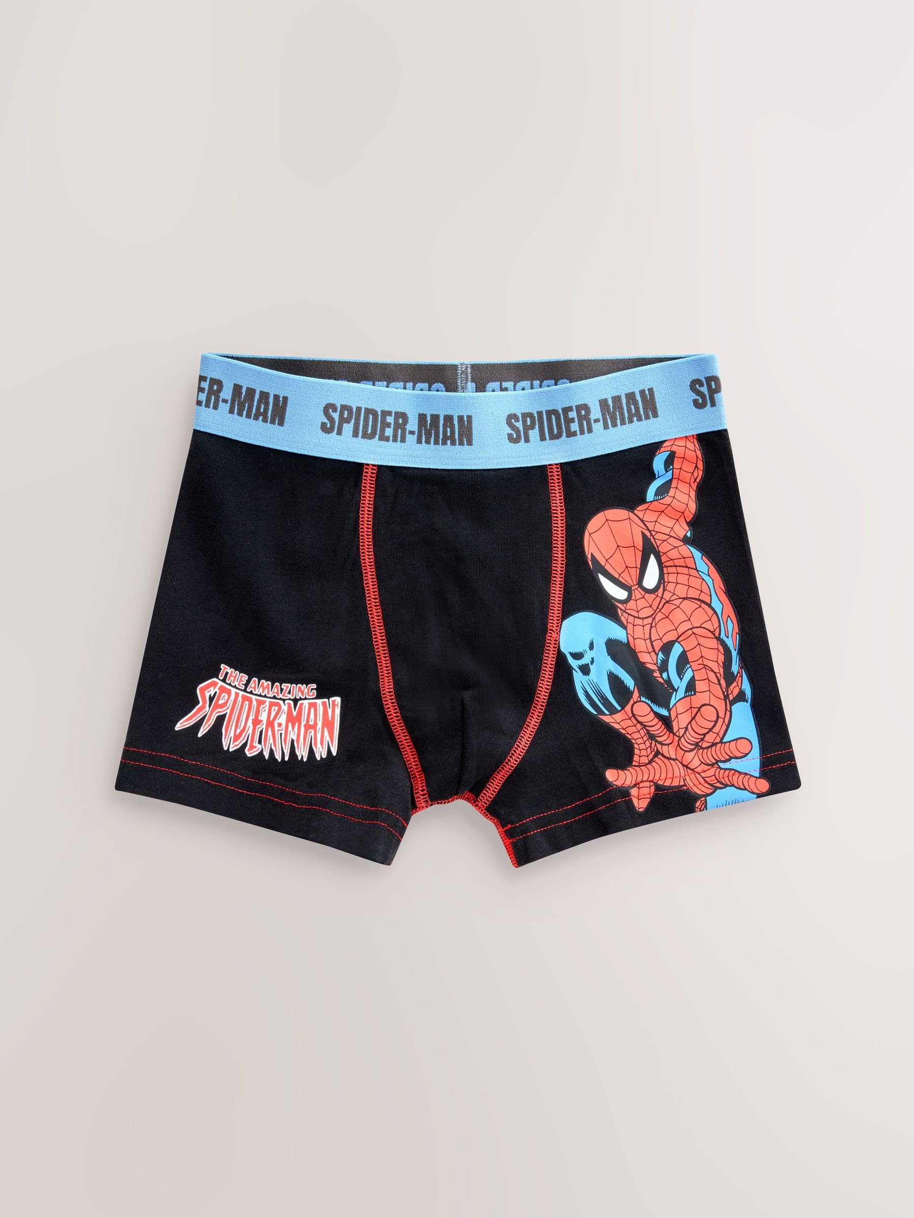 NEXT Garçon Boxer Spiderman, Lot de 5