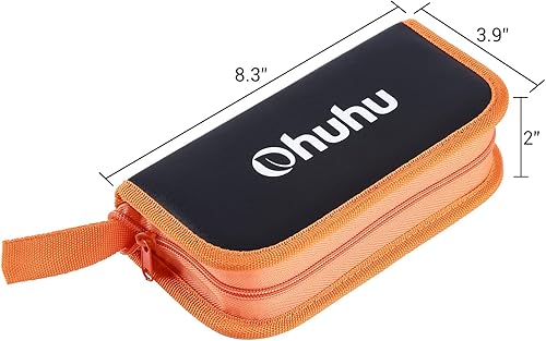 Miniatura 8 de Ohuhu - Kit de reparación de relojes juego de herramientas de repuesto de batería 213 piezas kits de reparación de relojes barra de resorte