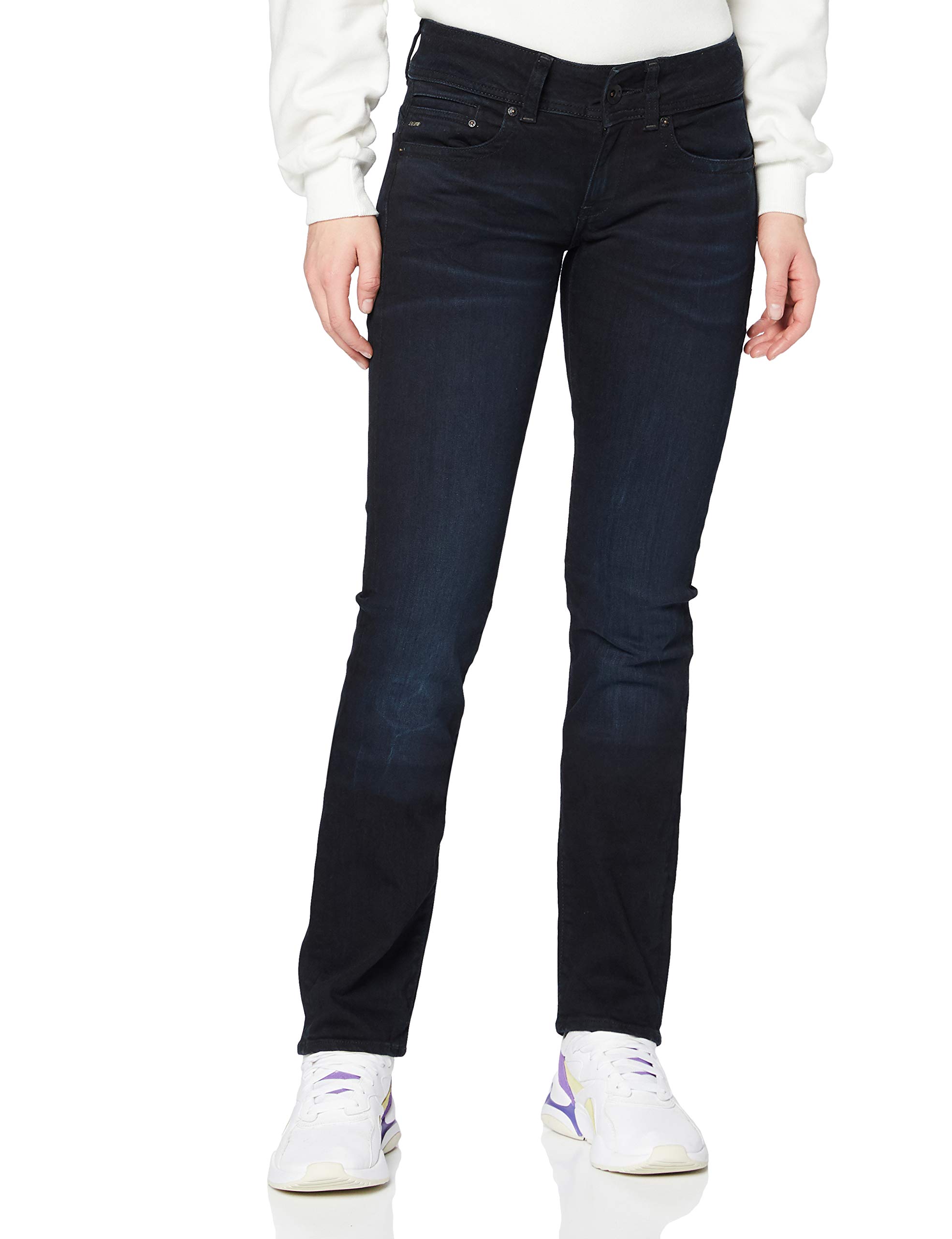 G-Star Mujer Midge Saddle Straight Jeans — view 11