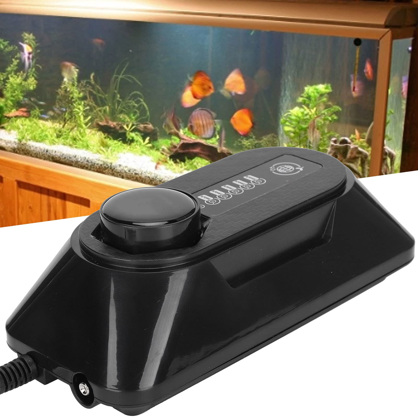 Generador de Ozono para Acuario, Purificador de Agua de Pecera y Máquina de Limpieza de Algas con Función Desodorizante (Enchufe Europeo 220V)