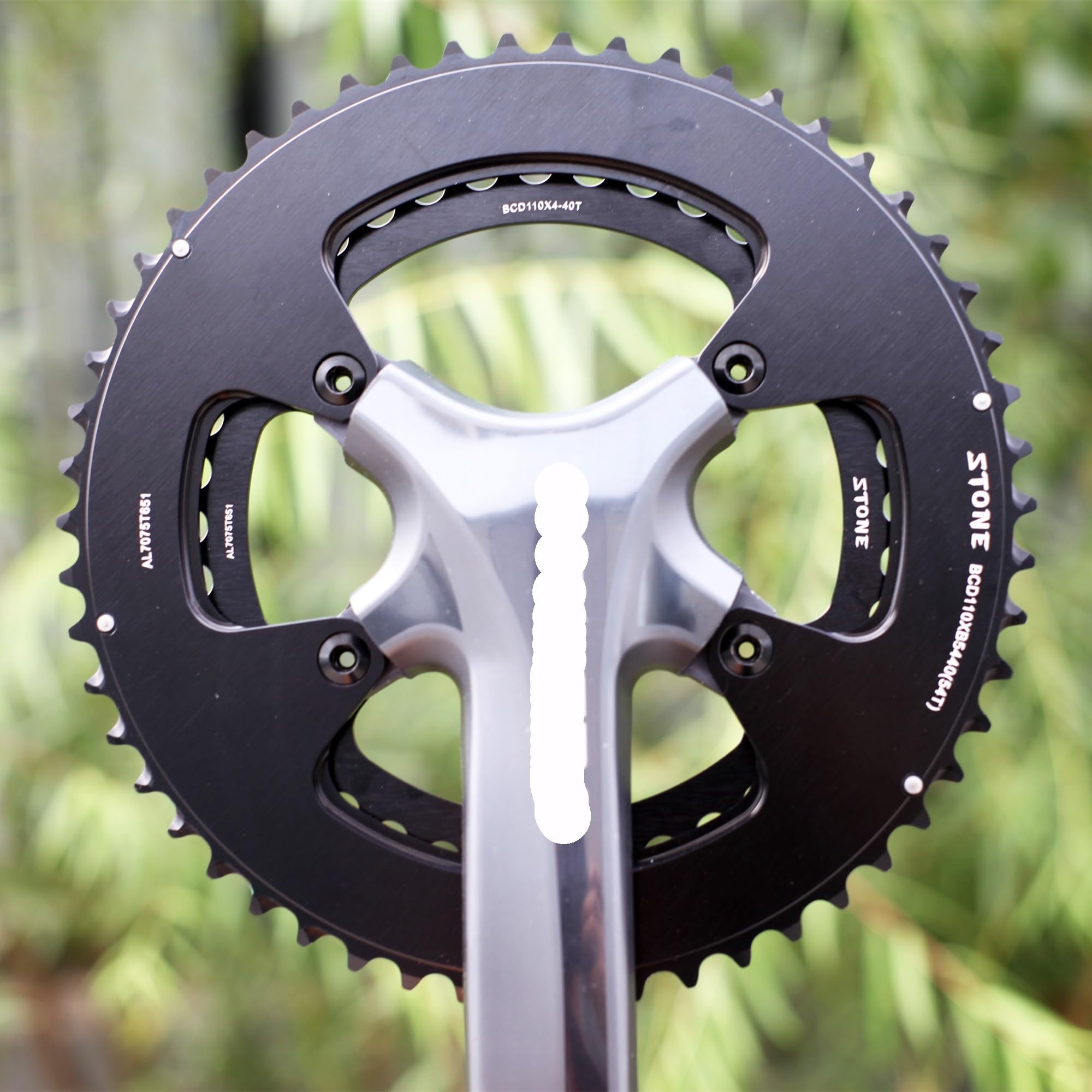 Platos para Bicicletas Plato Doble 110bcd for Rotor 4 Pernos Bicicleta de Carretera 52 36T 53 39T 54 40T 50 34T 46 32T 2X Unisex