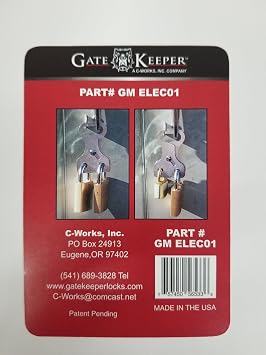 Gate Keeper GM ELEC01 Multi User Shared Access Locking System