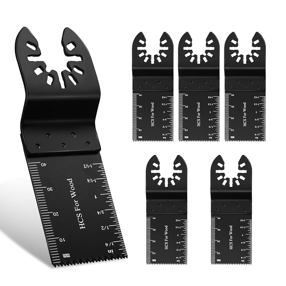 Pack Of 10 X 10 Wide Oscillating Ulti Tool Blades/Wood Cutter Saw