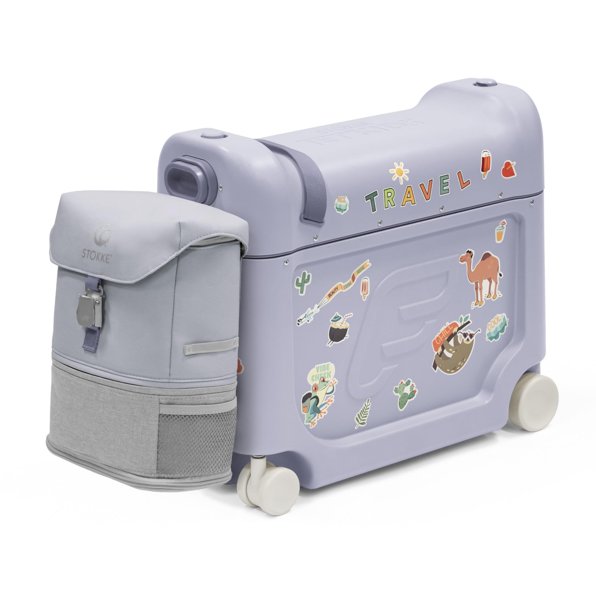 Jet Kids by Stokke ブルー Stokke JetKids Travel Bundle, Arctic Blue - Includes BedBox Ride