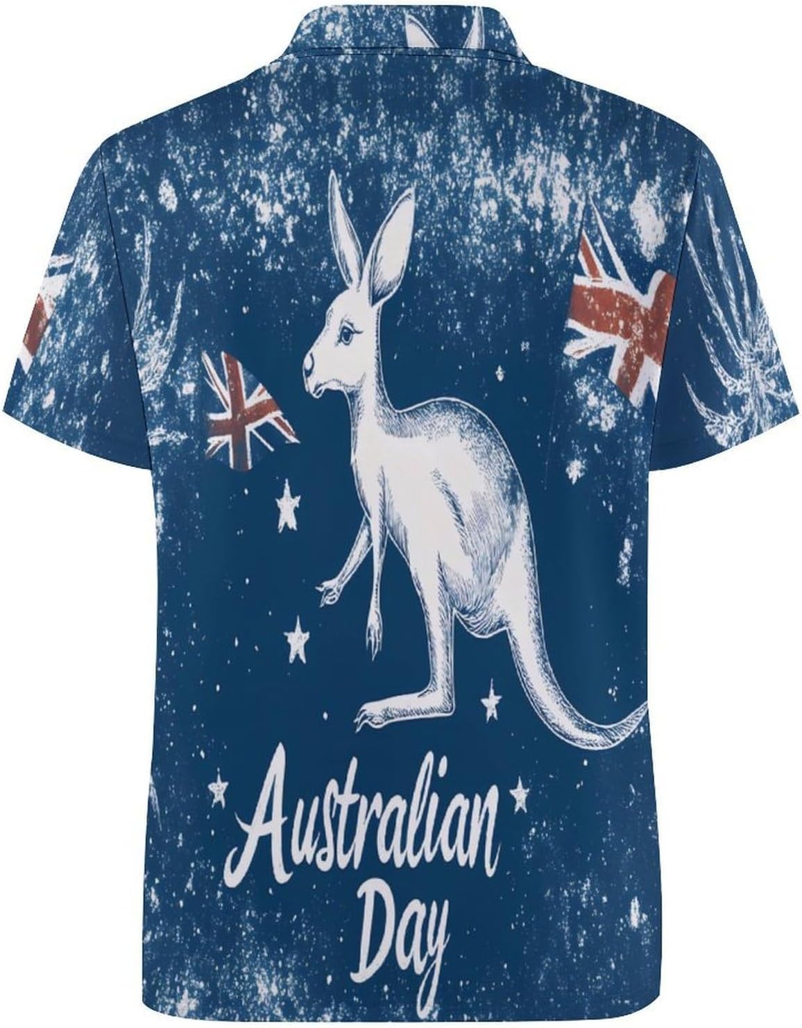 Happy Australian Day Women's Golf Polo Shirts Short Sleeve Quick Dry Tennis Tops Casual Work Blouses