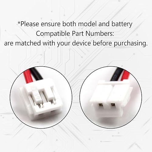 Miniatura 5 de Paquete de 2 baterías de repuesto Ni-MH de 4.8 V 800 mAh para batería estándar Horizon HX100 FNB-125