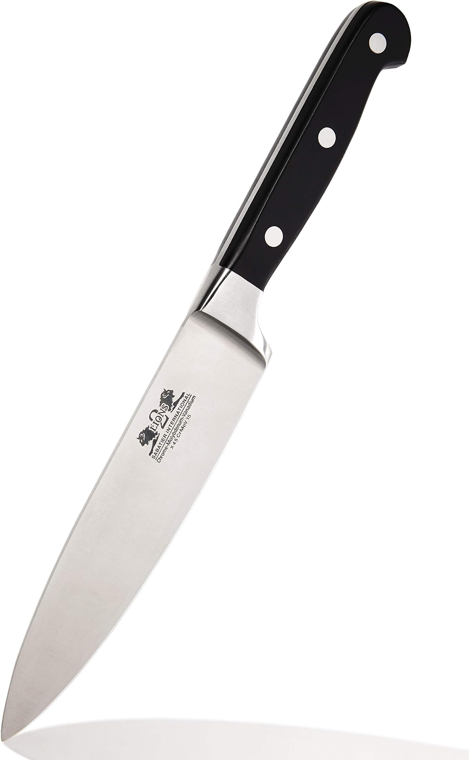 Sabatier Chef Knife, High Carbon German Steel Blade, Ideal Cooks Knife for Slicing, Carving, Chopping & Filleting, 6?/15cm Razor Sharp Blade. Professional Kitchen Knife by Sabatier International.
