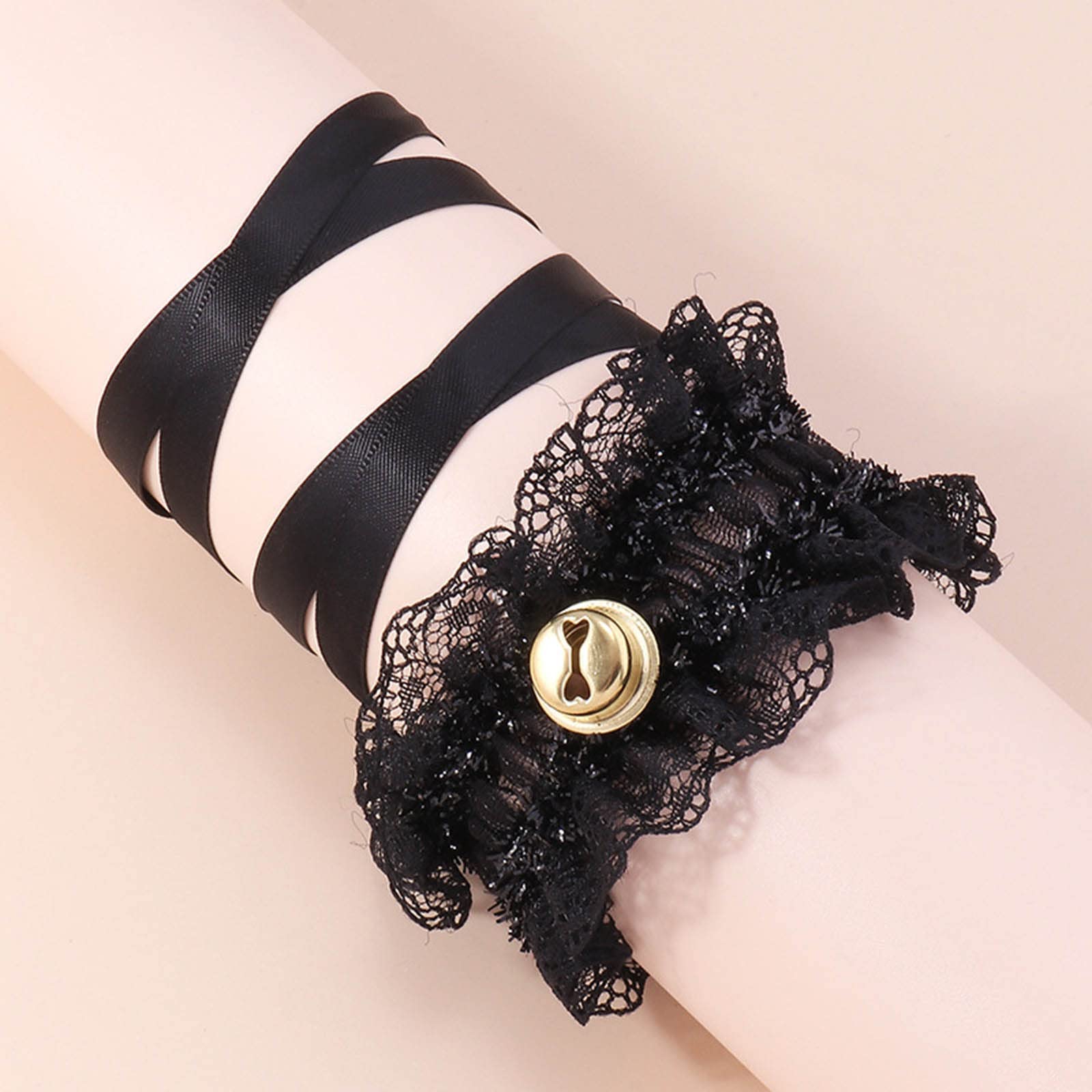 Catena Per Coscia In Pelle Nero Punk - Accessorio Corpo Regolabile Per Donne, Gotico E Discoteca - Foto 12