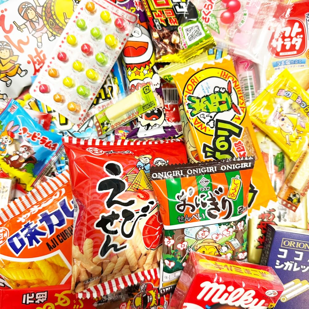 Amazon.co.jp: 駄菓子 詰め合わせ 40点 セット 宝箱BOX プレゼント
