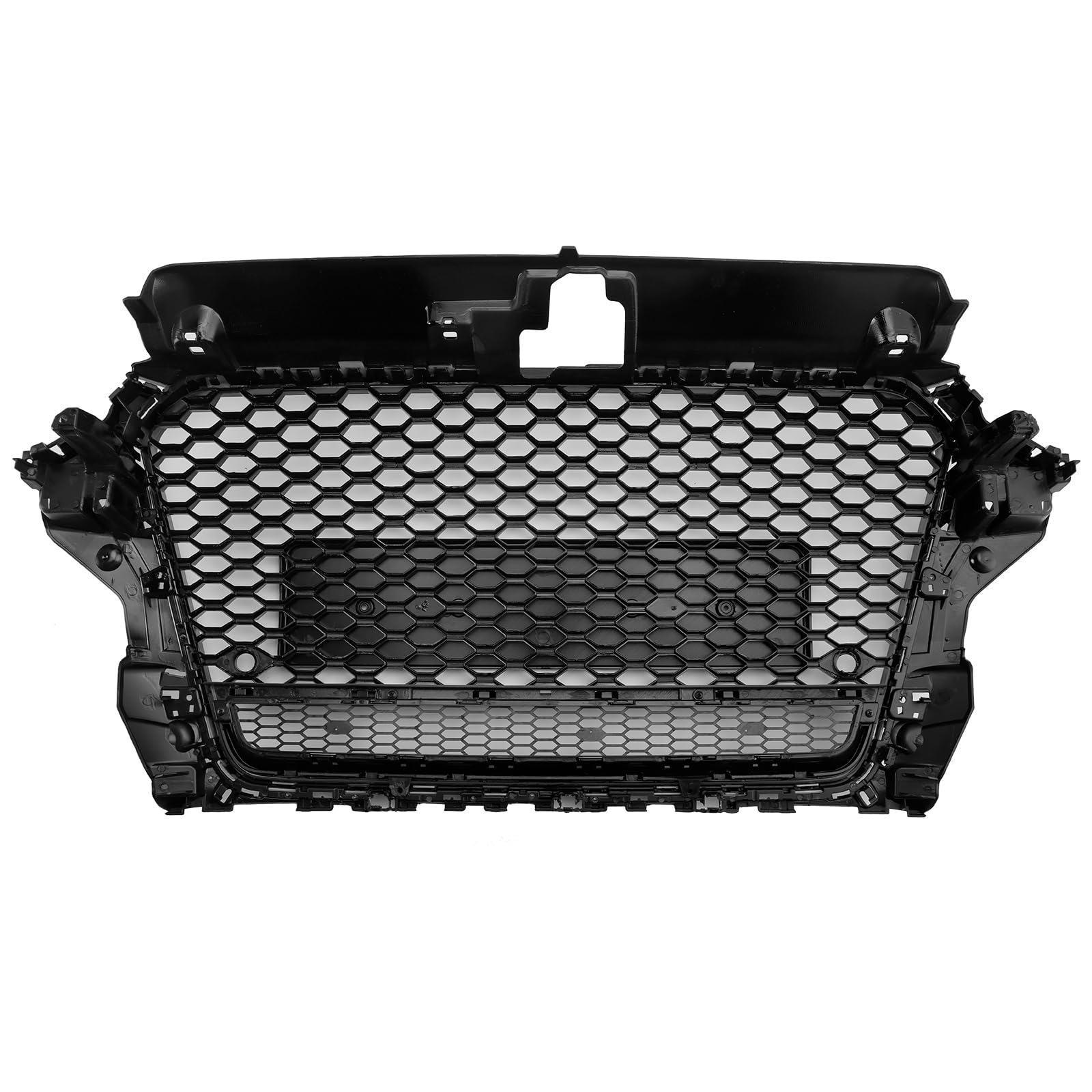Griglia paraurti Anteriore RS3 Style Front Henycomb Bumper Grille Fit for Audi A3 S3 2013-2016 W/Quattro