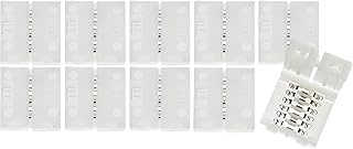 Litcessory Cut-End to Cut-End Connector for Philips Wiz LED Light Strips (10 Pack, White)