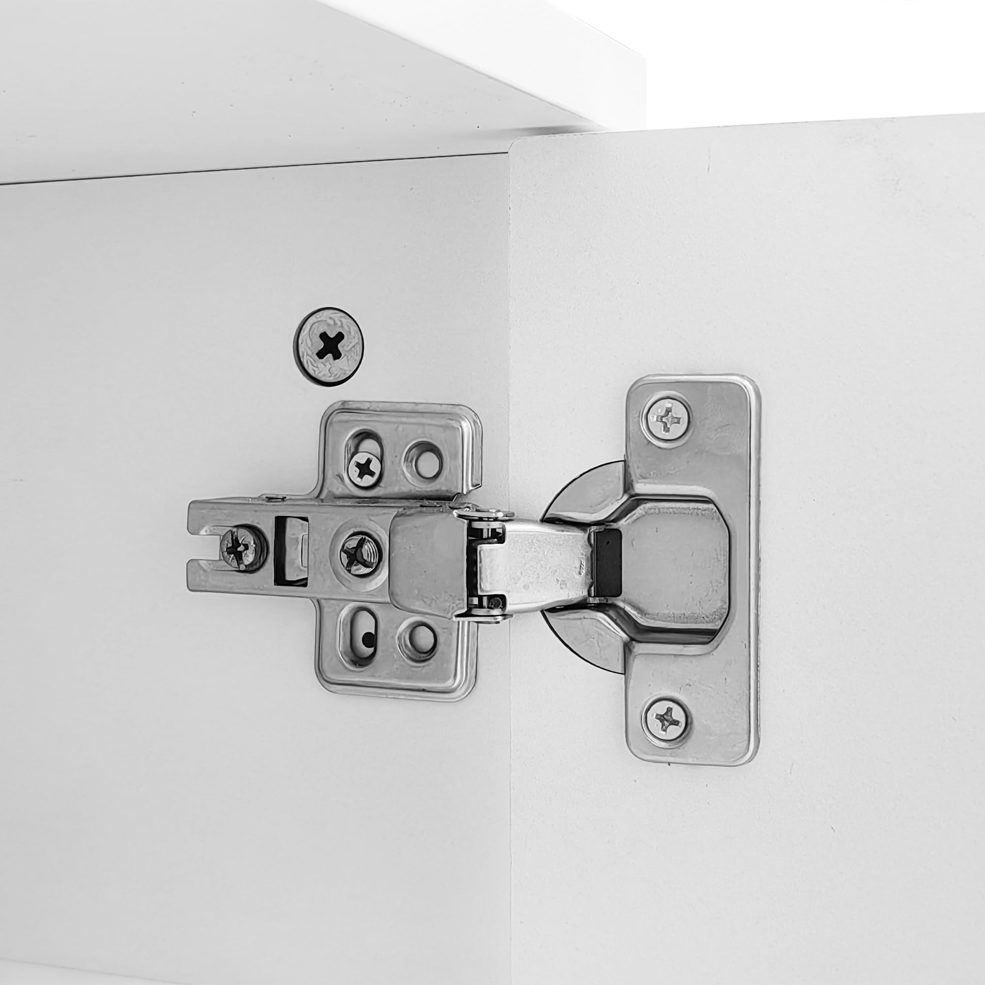 Mobile TV lowboard con ante strutturate, decorazioni dorate, gambe rotonde dorate, ripiani inclusi, push-to-open (bianco e oro, 170 x 38 x 44 cm)