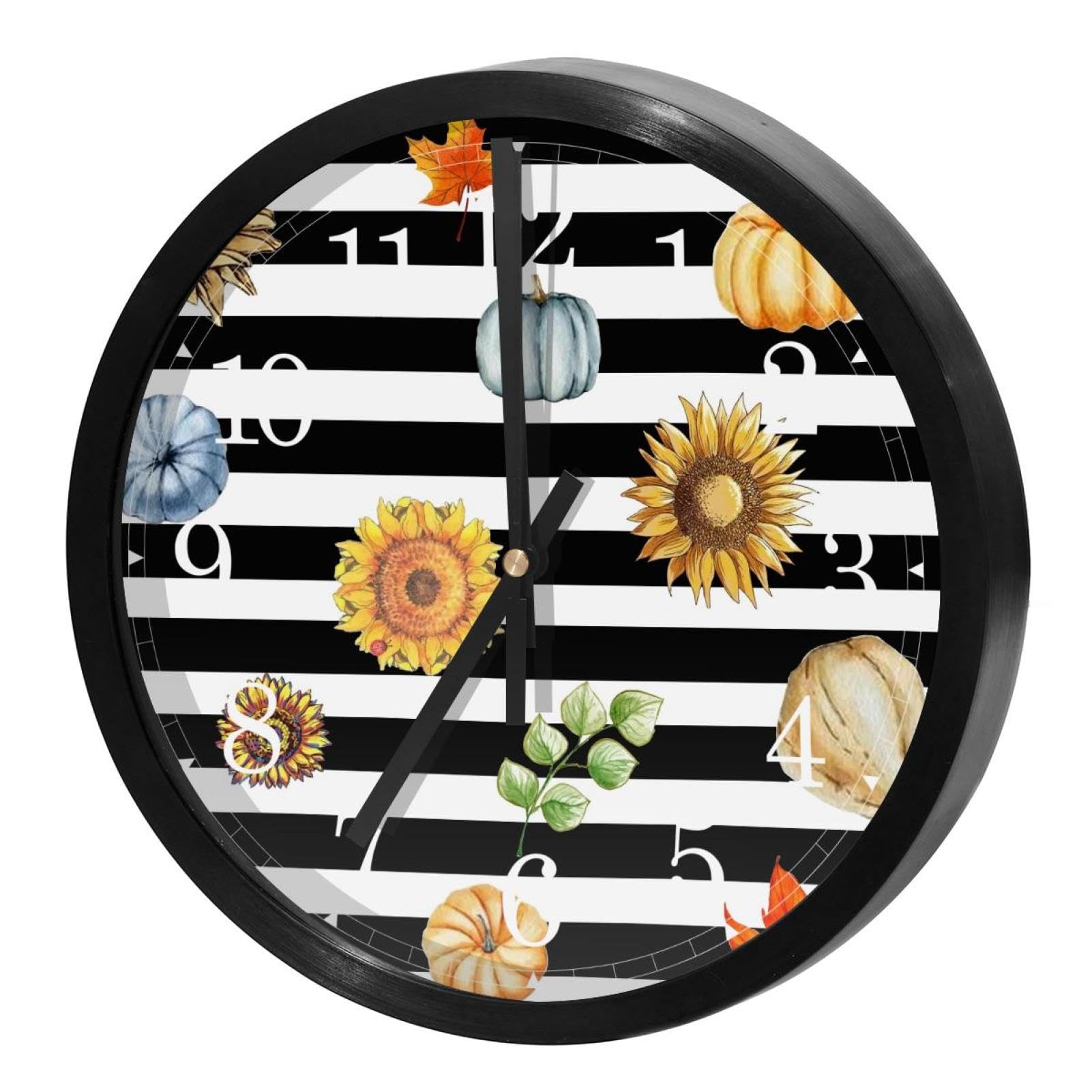 Horloge murale silencieuse sans tic-tac pour travailler ou dormir au calme à la maison