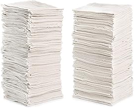Simpli-Magic 79142 Shop Towels 14"x12", Pack of 150, White