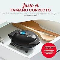 Vista 4 de DASH Mini Fabricante de Gofres - Molde de Waffle de 4”, Hierro para Gofres Antiadherente con Calentamiento Rápido, Superficie Antiadherente