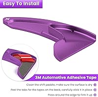 Vista 4 de Cubierta de cambios de volante extendidos para Dodge Challenger Charger Durango RT & Scat Pack 2015-2021, para Jeep Grand Cherokee 2014-2021