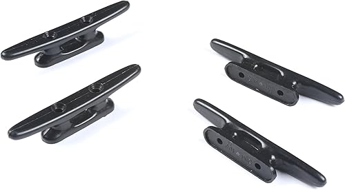 Miniatura 4 de Mxeol Tacos de nailon para lanchas, 4 pulgadas, 5 pulgadas, 6 pulgadas, 8 pulgadas, cuerda para kayak, color negro, para muelles de lanchas, kayaks,