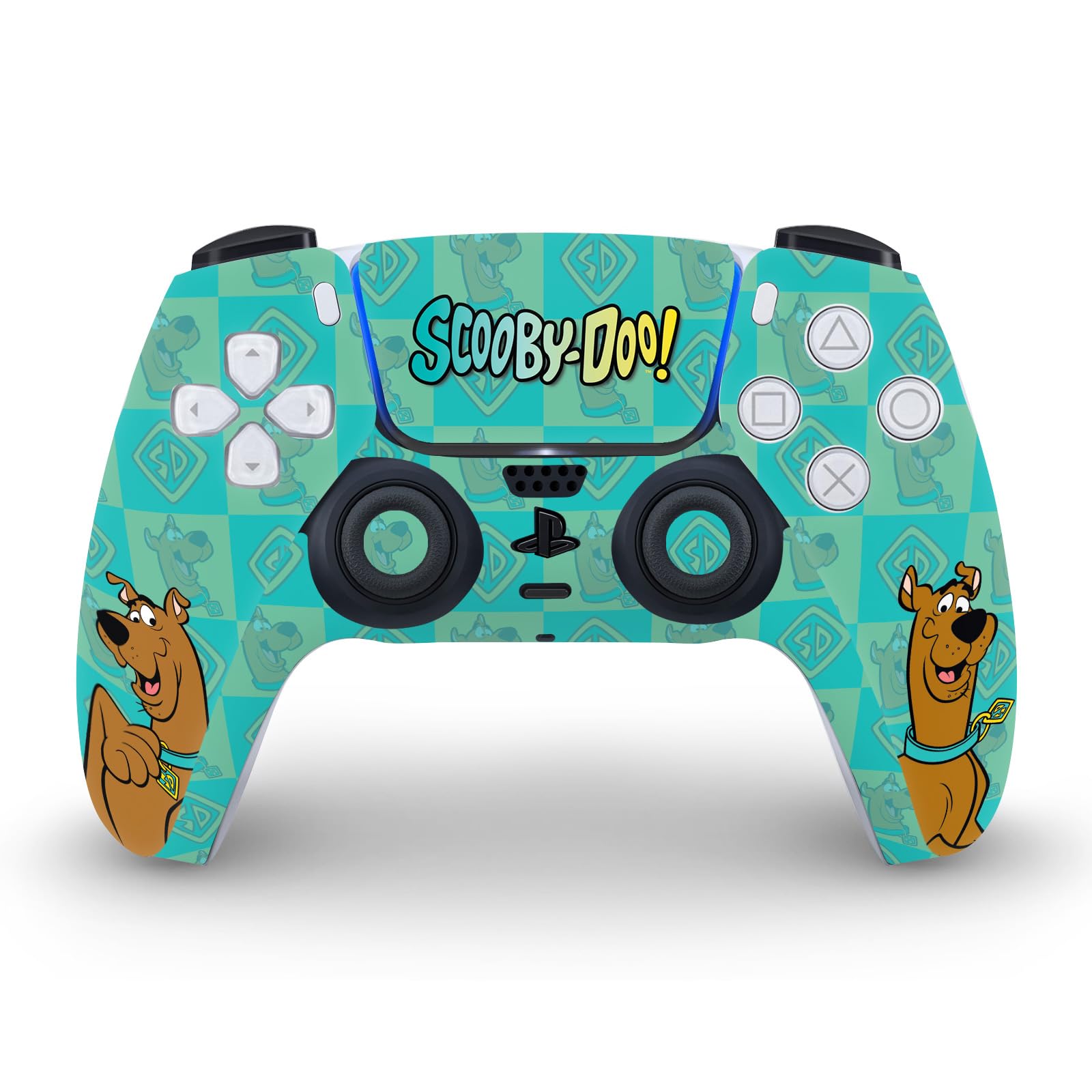 Head Case Designs sous Licence Officielle Scooby-Doo Scoob Graphismes Vinyle Plaque Frontale Autocollant De Jeu Peau Compatible avec Sony PlayStation 5 PS5 Disc Edition Console & DualSense Controller