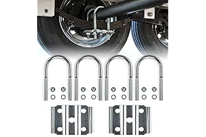Heavy Duty U-Bolt Kit for Trailers with 2-3/8" Round Axles
