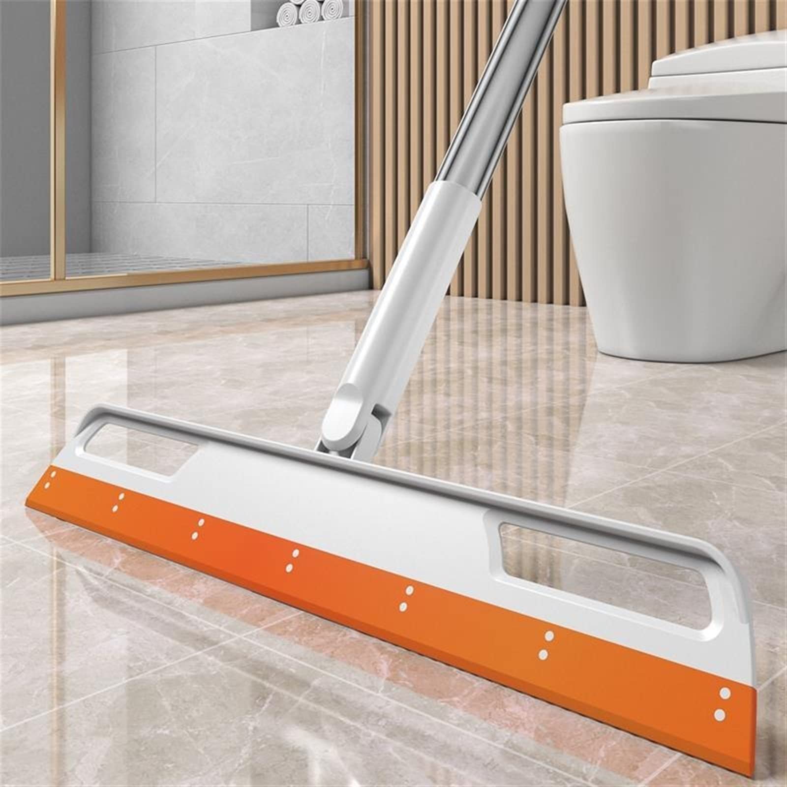 Rasquetas para Ducha, Enjugador de la Goma Silicona for el Piso Ventana Ducha Que Limpia tamaños múltiples(L)