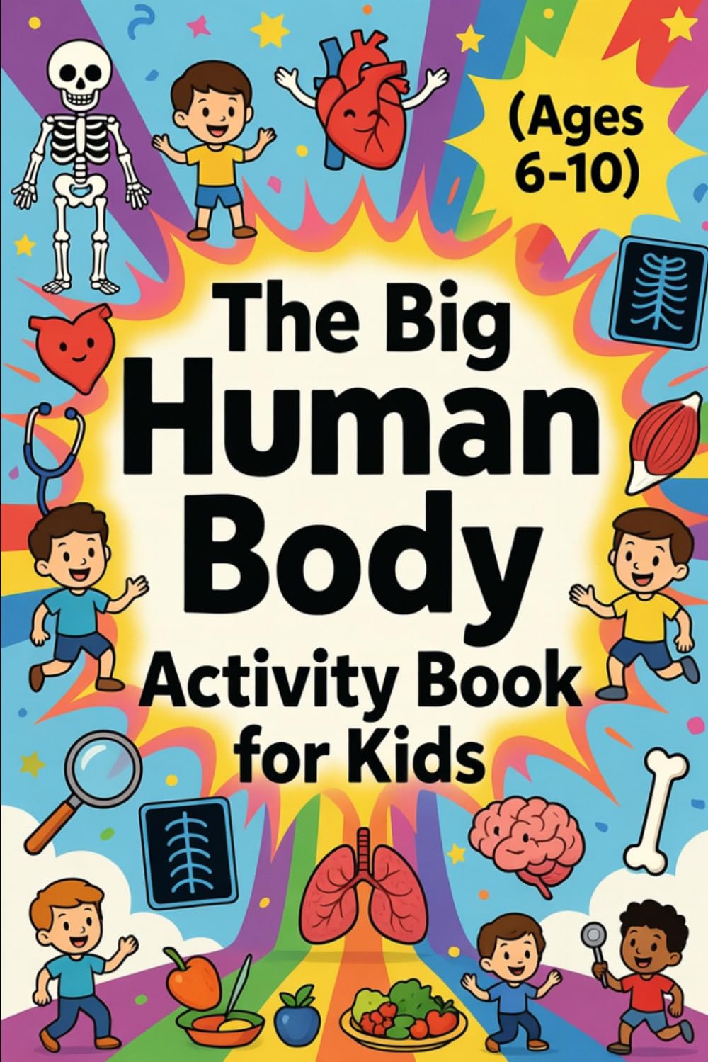 The Big Human Body Activity Book for Kids (Ages 6–10)