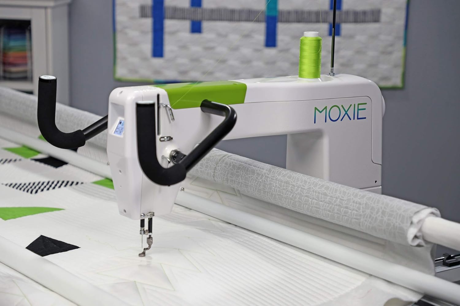 Handi Quilter Moxie 15-inch Longarm Quilting Machine with 8-foot HQ Loft Frame | Quilting Machine and Quilting Frame | Handi Quilter Longarm