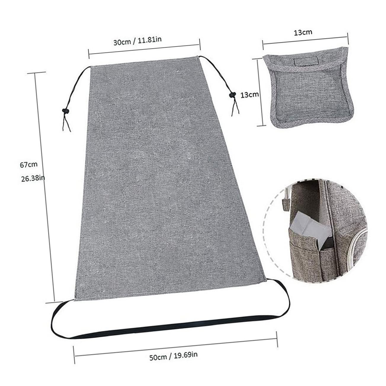 Beatifufu Stroller Sunshade Universal Fit Uv Protective Cover Baby Stroller Sunshade for Outdoor Use Lightweight and Breathable Grey