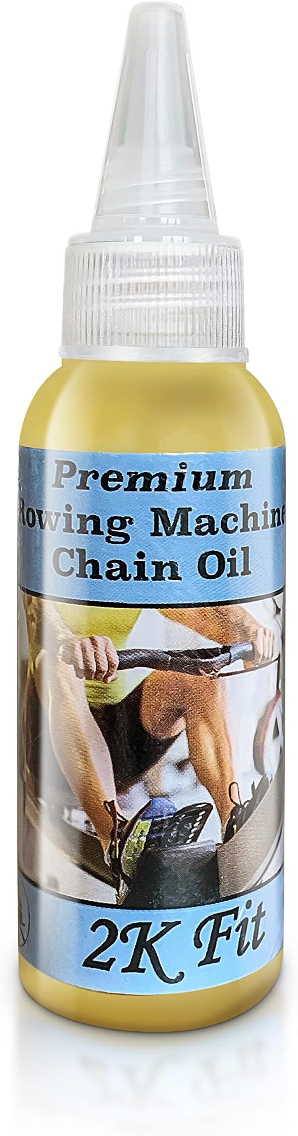 Rowing Machine Chain Oil: 500 hours of Rowing with One Bottle, Works with Concept 2 Model C, D, and E, Custom-Formulated for Rowing Machine ergometer chains - Compatible with Other Major Brands