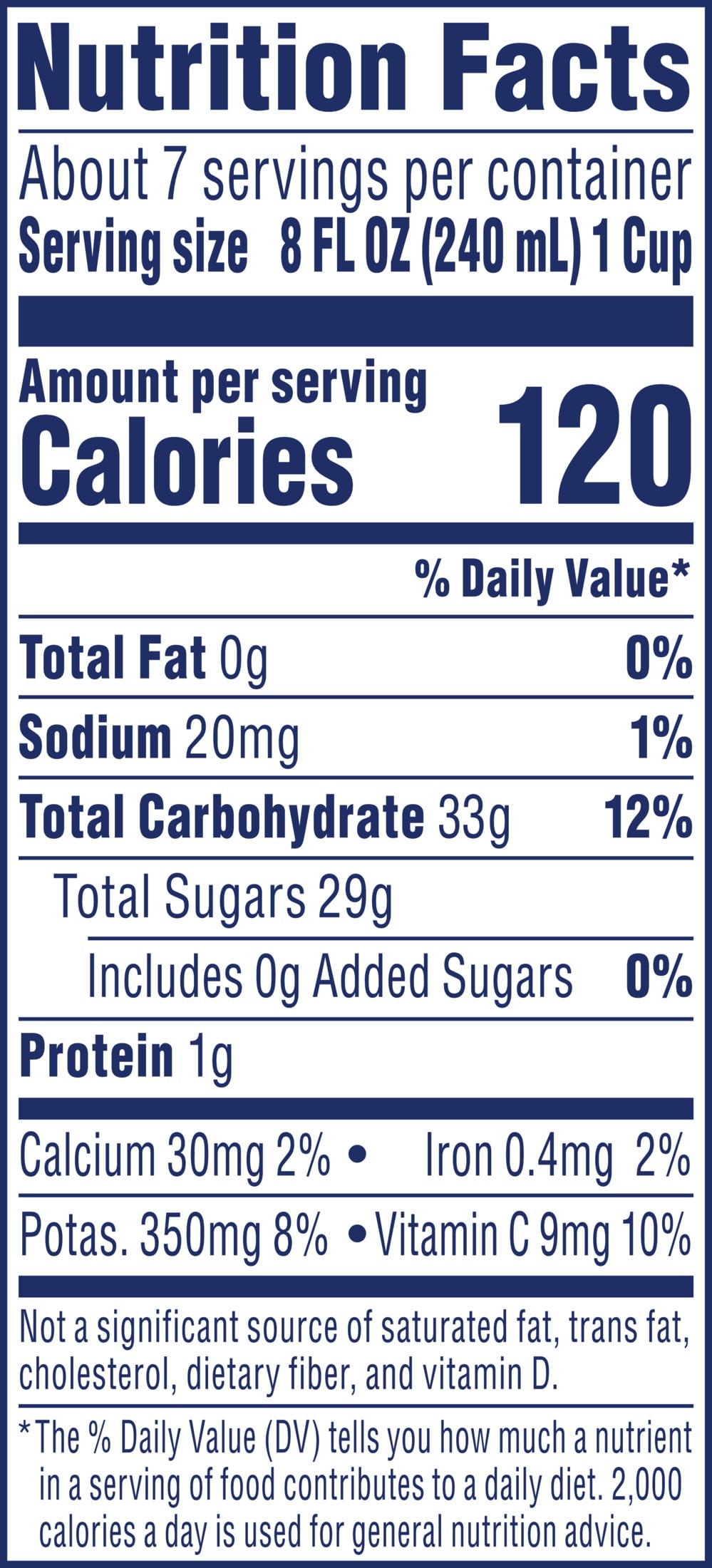 Ocean Spray® 100% Orange Juice Blend Mixer Bottle, 60 Fl Oz