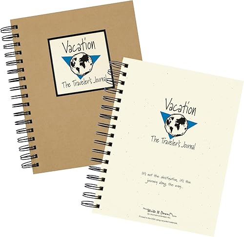 Miniatura 2 de Write it Down Series by Journals Unlimited, Guided Journal, Vacaciones, The Traveler's Journal, tamaño completo 7.5 x 9 pulgadas, tapa dura de