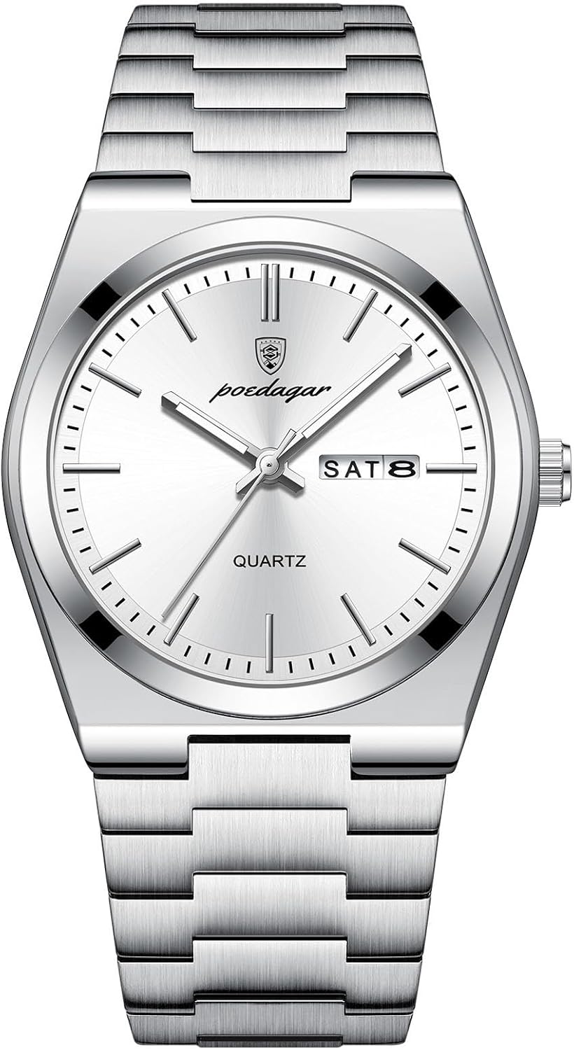 Poedagar Fashion Quartz Man Wristwatch Sport Business Men