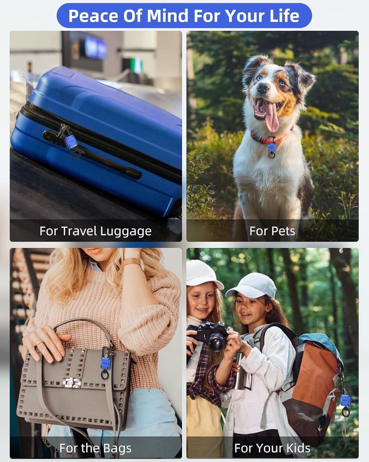 ExtreLife Keychain, Works with Apple Find My, Heavy Duty Keychain Bottle Opener, Carabiner Car Key Chains with Gps Tracker