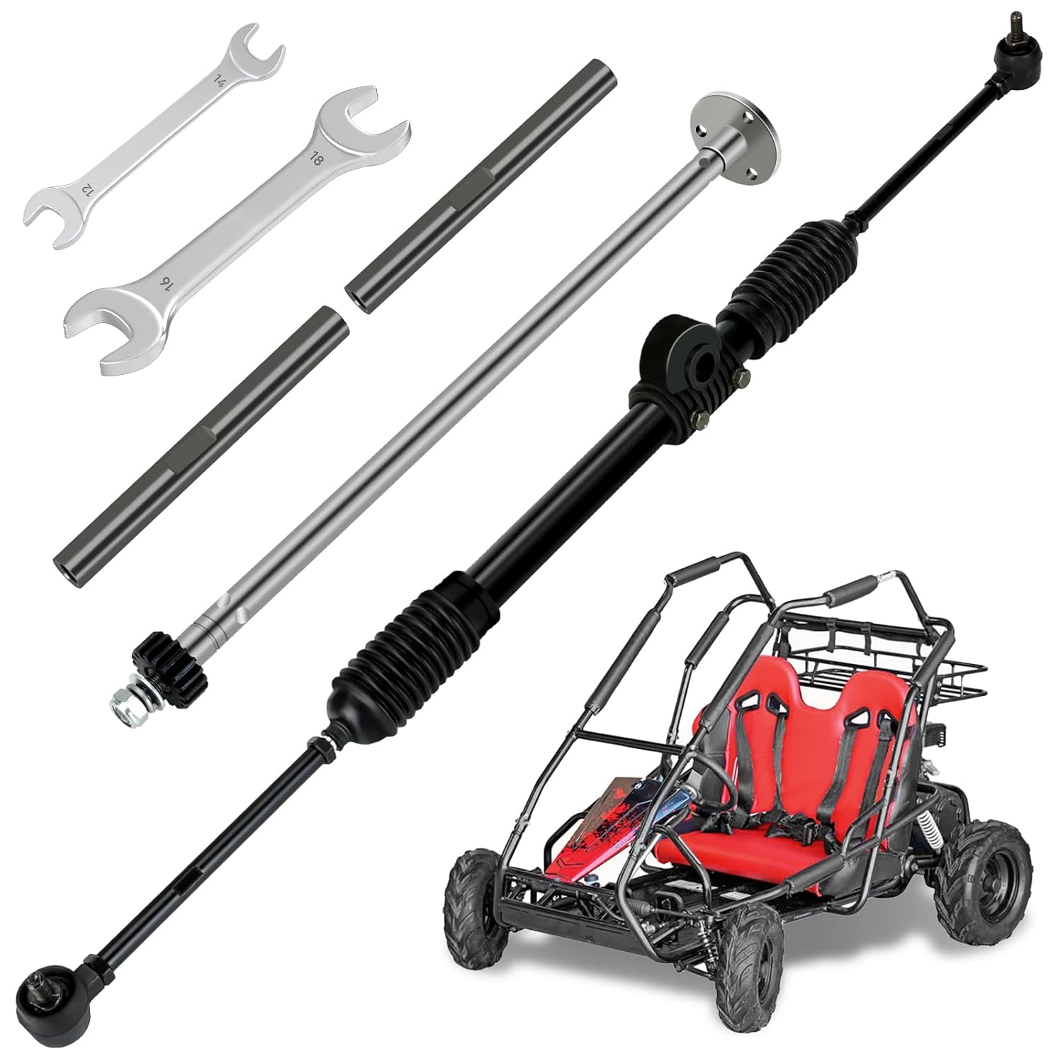 Amazon.com: CILOYU Steering Gear Assembly Compatible with Coleman KT196