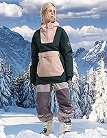 Vista 39 de Chaquetas de esquí para hombre, abrigos de snowboard para mujer, chaqueta impermeable para deportes de invierno, resistente al viento, cálida Todo