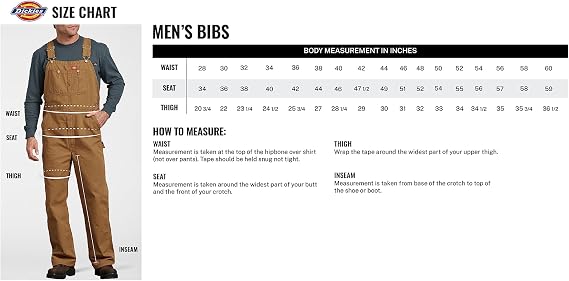Dickies Men's Bib Overall