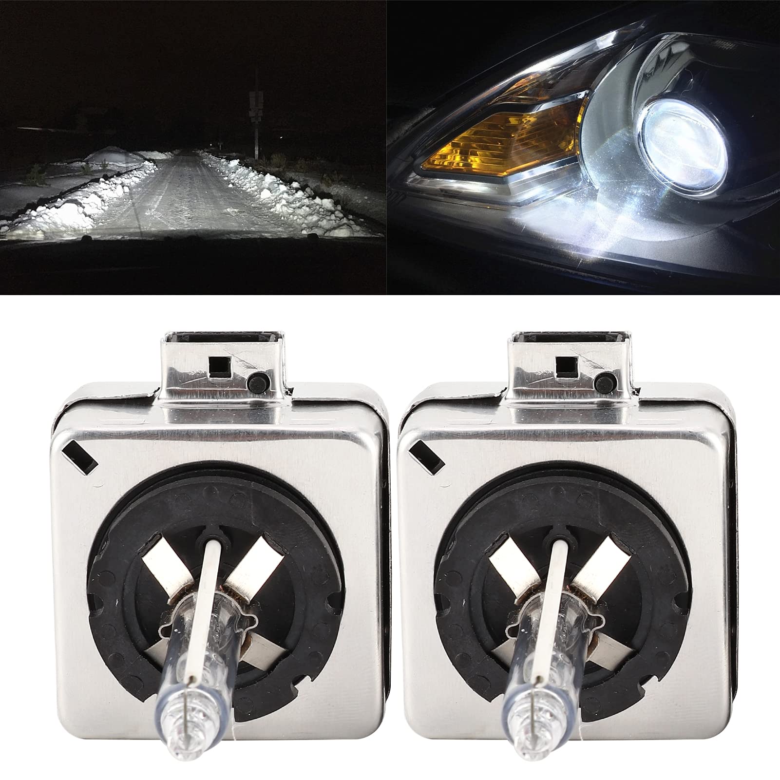 Paire D'ampoules de Phare D1S Haute luminosité 6000K 7000LM étanches IP67
