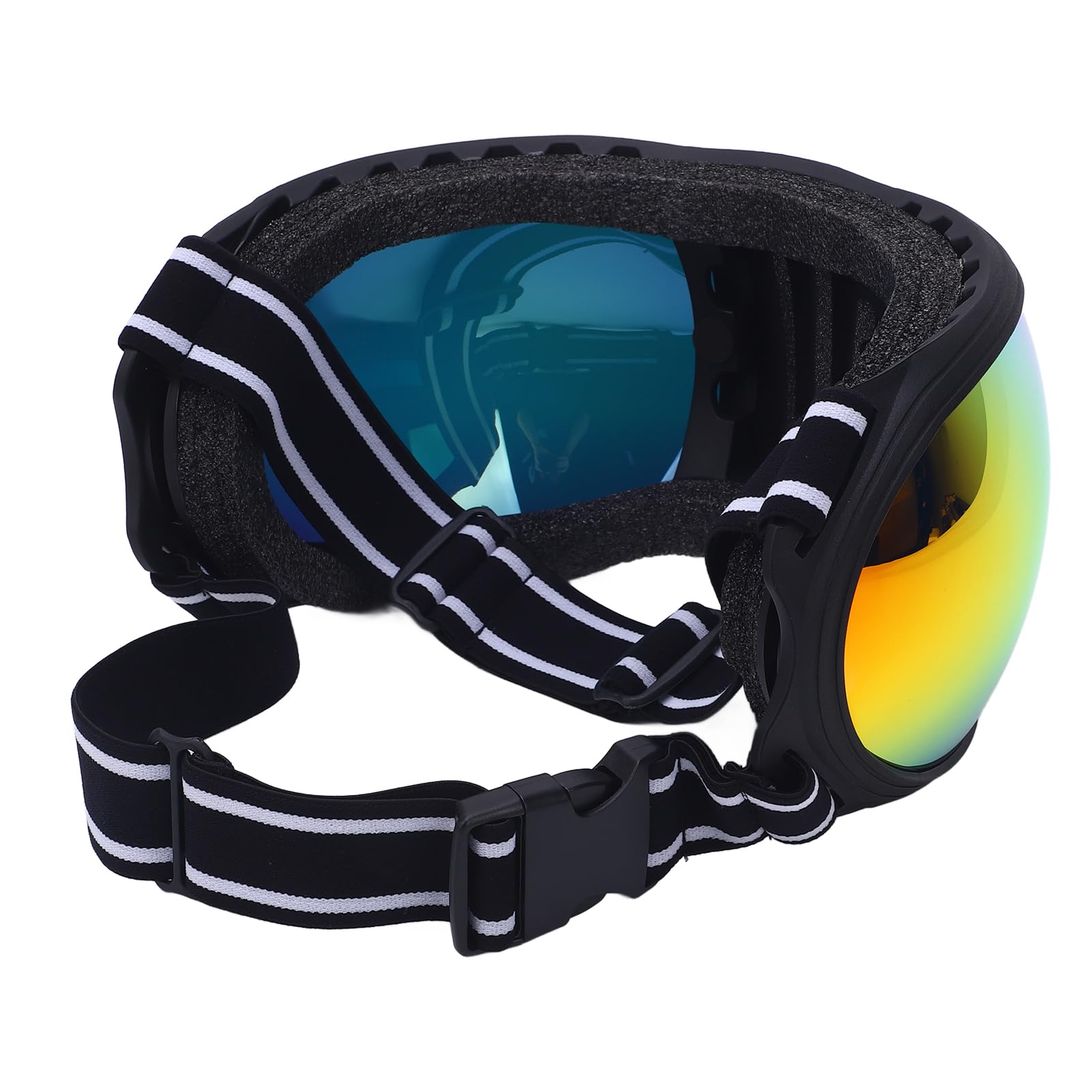 PUSOKEI Gafas de Carreras de Caballos, Gafas Deportivas a Prueba de Viento y, de Sol Protectoras para Caballos con Correa Ajustable para Suministros de Arnés
