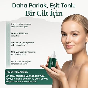 Vitamin-C Serum | Cilt Tonu Eşitleyen | Leke Karşıtı | Aydınlatıcı | Cilt Bakım Serumu | 30 ml